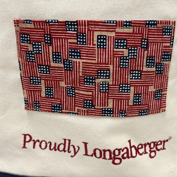 “Proudly Longaberger” Canvas Tote - Picture 2 of 10